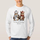 Winter Squirrel Long Sleeve T-Shirt (Vorderseite)