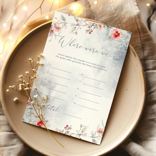 Winter staubig blue Wo waren wir Brautparty