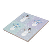 Winter-Steppdecken-Fliese Fliese (Seite)