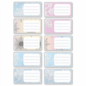 Winter Stickers Weihnachtsdekals Geschenkmarken Pl Aufkleber (Vorderseite)