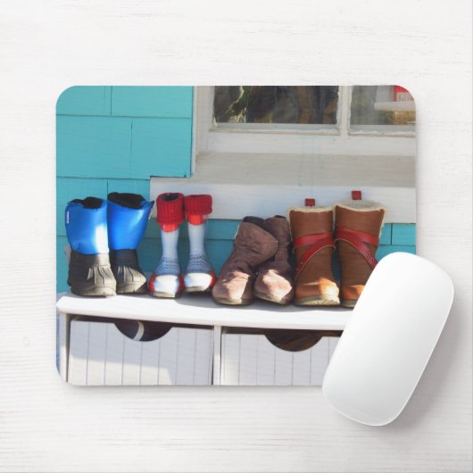 Winter stickt alles in einer Reihe - Martha's Vine Mousepad (Mit Mouse)