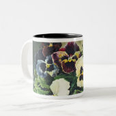 Winter-Stiefmütterchen, 1884 Zweifarbige Tasse (Vorderseite Links)