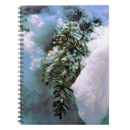 'Winter-Stillleben' Notizbuch/Journal Notizblock (Vorderseite)