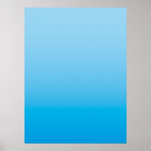 WINTER-STIMMUNG – Eisblau | tief zu hell | Poster (Vorne)