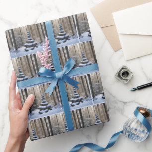 Winter Stone Cairn Geschenkpapier