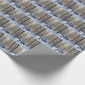 Winter Stone Cairn Geschenkpapier (Ecke)