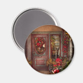 Winter - Store - Dressed für Ferien Magnet (Vorderseite/Rückseite)