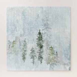 Winter Storm Pines Puzzle