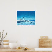Winter Storm Watch Art Print Poster (Küche)