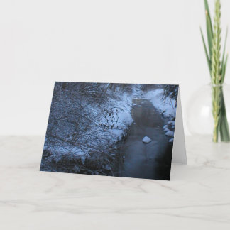 Winter Stream (card) Karte
