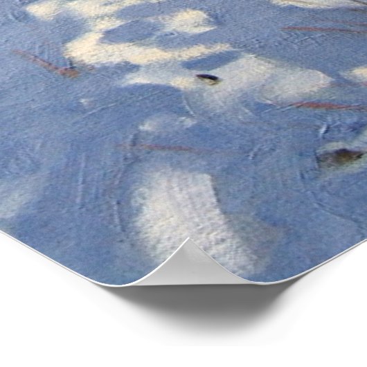 Winter Stream Derbyshire Poster (Ecke)