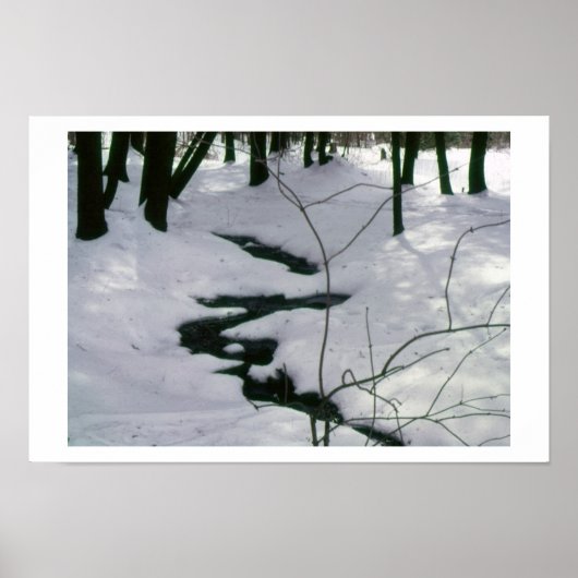 Winter Stream Poster (Vorne)