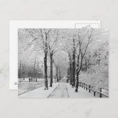 Winter Street Scene, 1910 Postkarte (Vorne/Hinten)