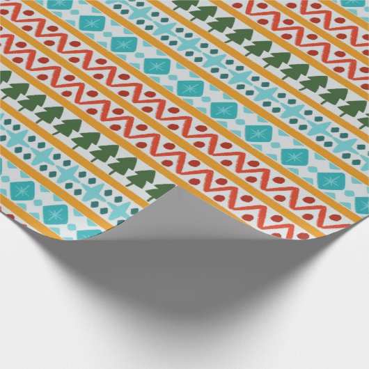 Winter-Strick Geschenkpapier (Ecke)