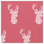 Winter Strick Weihnachts-Reindeer-Fabric Stoff (Nahaufnahme)