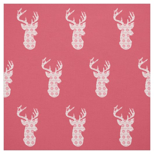 Winter Strick Weihnachts-Reindeer-Fabric Stoff (Muster)