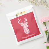 Winter Strick Weihnachts-Reindeer Gefälscher Geschenktütchen (Versiegelt)