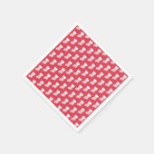 Winter Strick Weihnachts Strumpf Paper Napkins Serviette (Ecke)