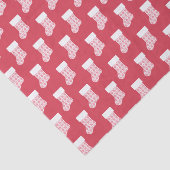 Winter Strick Weihnachts-Strumpf Tissue Paper Seidenpapier (Ausschnitt)