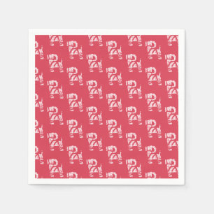 Winter Strick Weihnachts Weihnachten Bock Papier N Serviette