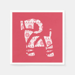 Winter Strick Weihnachts Weihnachten Bock Papier N Serviette