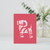 Winter Strick Weihnachts Weihnachten Bock Postkart (Stehend Vorderseite)