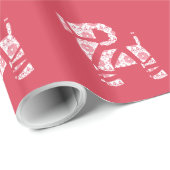 Winter Strick Weihnachts-Weihnachten Bock Wrapping Geschenkpapier (Rolleneckpunkt)