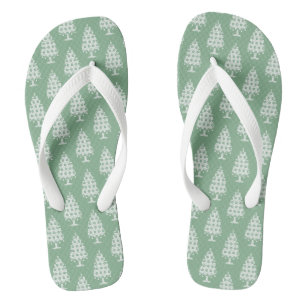 Winter Strick Weihnachtsbaum Flip Flops Badesandalen