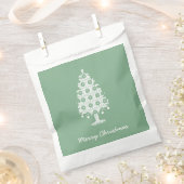 Winter Strick Weihnachtsbaum Gefälligkeitssäcke Geschenktütchen (Ausgeschnitten)