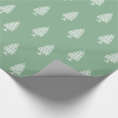 Winter Strick Weihnachtsbaum Wrapping Paper Geschenkpapier (Ecke)