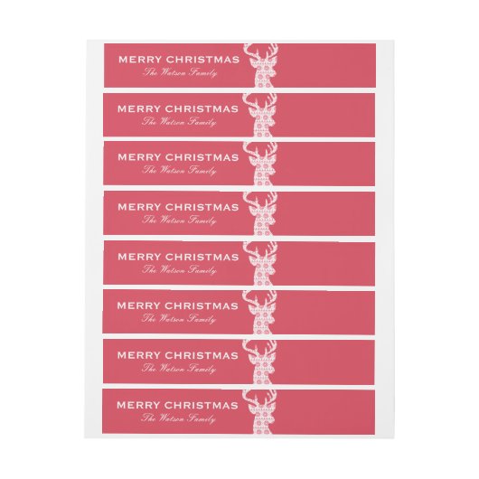 Winter Strick Weihnachtsmann (Bogen)