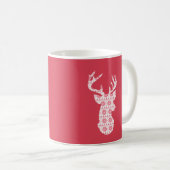 Winter Strick Weihnachtsmann Kaffeetasse (VorderseiteRechts)