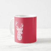 Winter Strick Weihnachtsmann Kaffeetasse (Vorderseite Links)