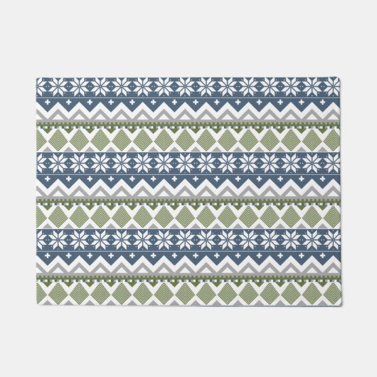 Winter-Strickjacken-Türmatte Fußmatte (Vorderseite)