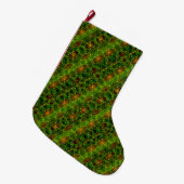 Winter-Strumpf Fleece Großer Weihnachtsstrumpf (Vorderansicht (hängend))