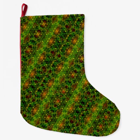 Winter-Strumpf Fleece Großer Weihnachtsstrumpf (Vorderseite)