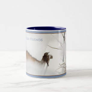 Winter-Sturm Zweifarbige Tasse