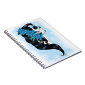 Winter Sugar Skull Notizblock (Rechte Seite)
