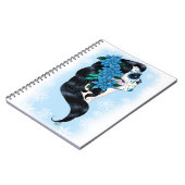Winter Sugar Skull Notizblock (Linke Seite)