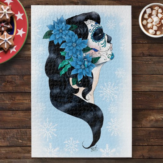 Winter Sugar Skull Puzzle