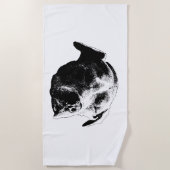 Winter Sun Break Strandtuch (Vorderseite)