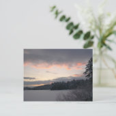 Winter Sunrise 2 Postkarte (Stehend Vorderseite)