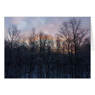 Winter Sunrise I Pastel Natur Landschaft