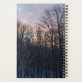 Winter Sunrise I Pastel Natur Landschaft Planer (Rückseite)