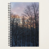 Winter Sunrise I Pastel Natur Landschaft Planer (Vorderseite)