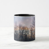 Winter Sunrise I Pastel Natur Landschaft Tasse (Zentrum)