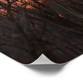 Winter Sunrise II Poster (Ecke)