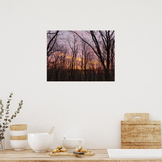 Winter Sunrise II Poster (Küche)