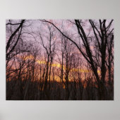 Winter Sunrise II Poster (Vorne)