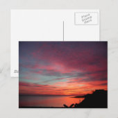 Winter Sunrise in East Hampton Postkarte (Vorne/Hinten)